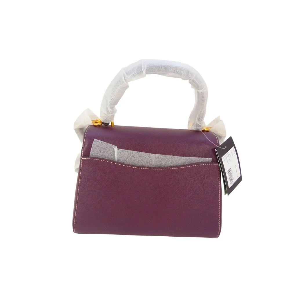 Kate Spade Katy Small Top Handle Bag‎ Deep Cherry Textured Leather KE122 NEW